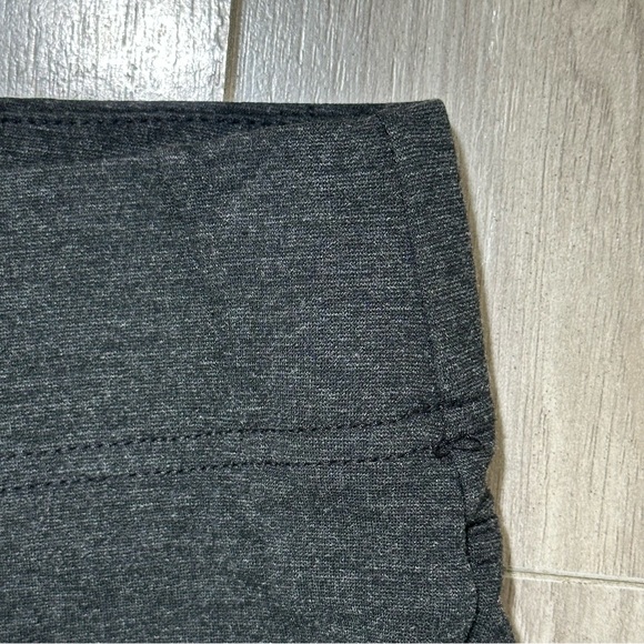 ANN TAYLOR LOFT Charcoal Heather Gray Seamed Ponte Leggings S - Picture 3 of 6